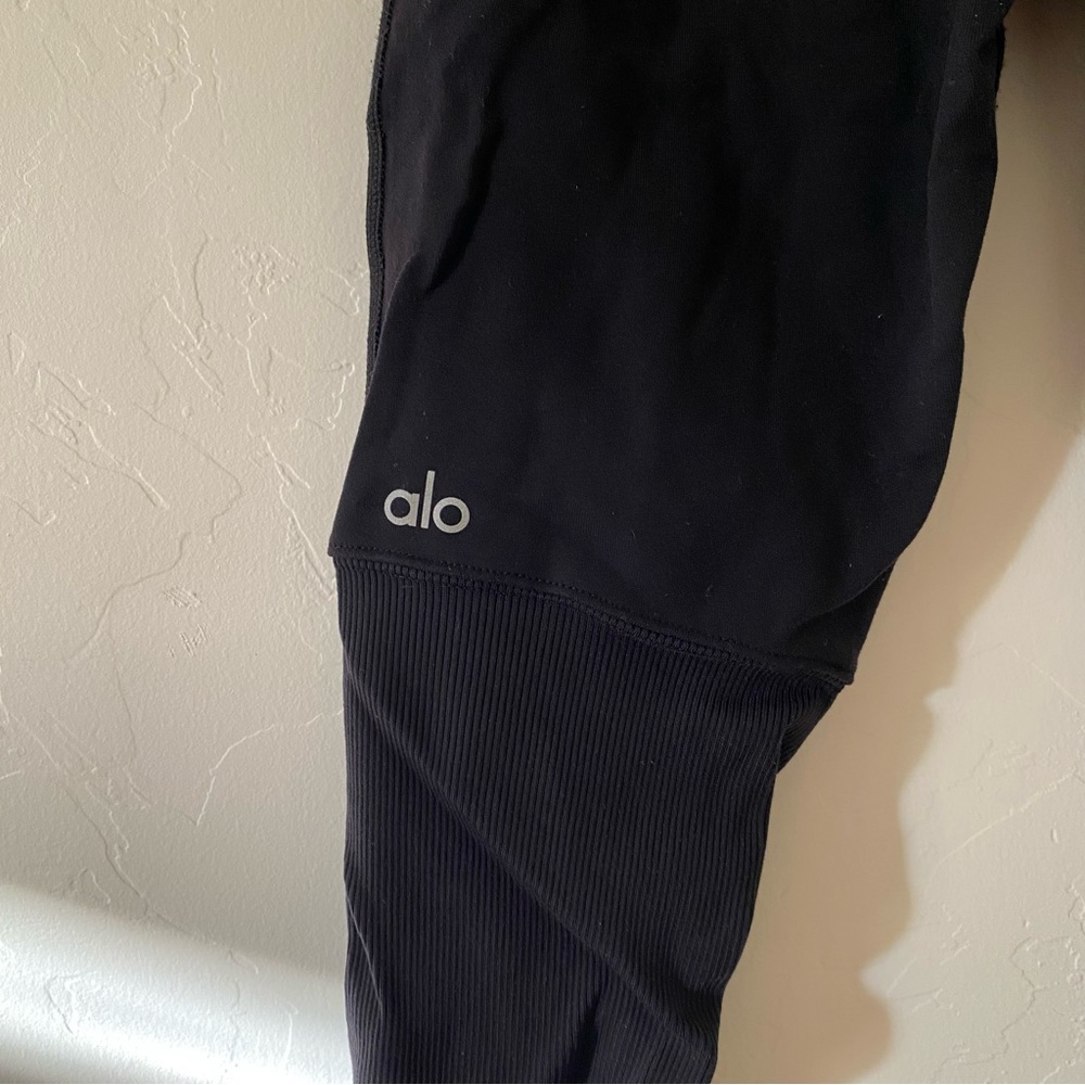 Alo Yoga NWOT Airbrush High-Waist Highlight Goddess Legging Black Size XSmall - Picture 5 of 10